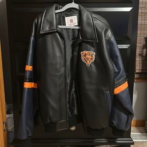 Men’s Leather Varsity Chicago Bears Jacket (NFL)